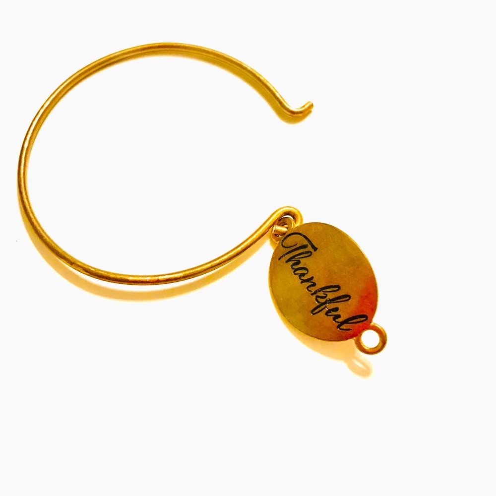 💎Brass Thankful bracelet